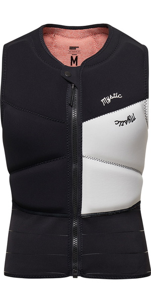 2026 Mystic Womens Dusk Front Zip Kite Impact Vest 35005.230216 - Black